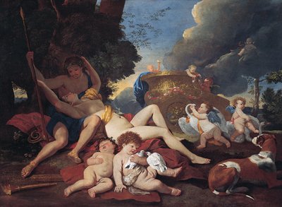 Venus and Adonis by Nicolas Poussin